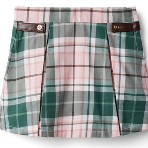 JANIE AND JACK PLAID PLEATED SKIRT